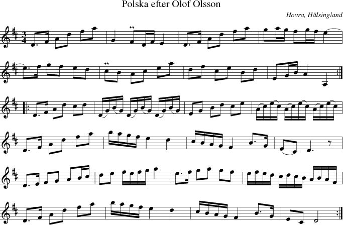  Polska efter Olof Olsson