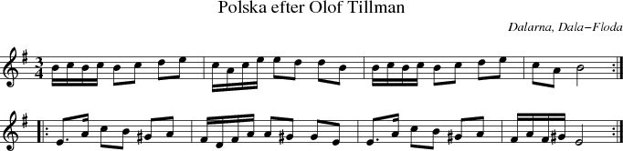  Polska efter Olof Tillman