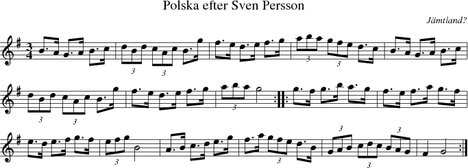  Polska efter Sven Persson