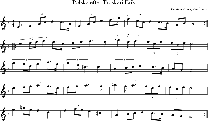  Polska efter Troskari Erik