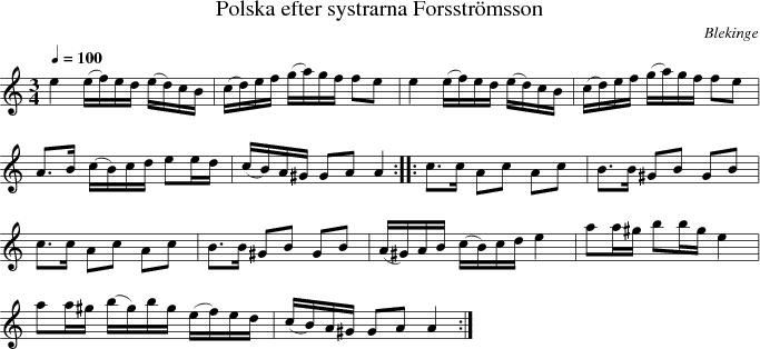  Polska efter systrarna Forsstrmsson