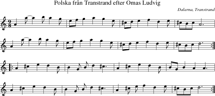  Polska fr�n Transtrand efter Omas Ludvig