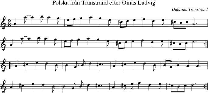  Polska fr�n Transtrand efter Omas Ludvig