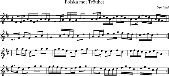  Polska mot Trtthet