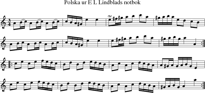  Polska ur E L Lindblads notbok