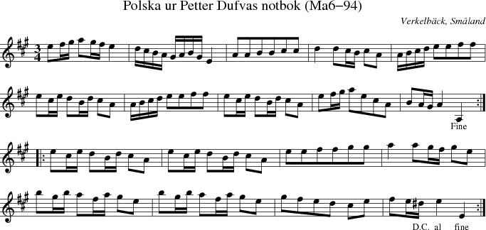  Polska ur Petter Dufvas notbok (Ma6-94)