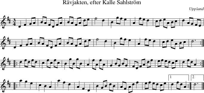  Rvjakten, efter Kalle Sahlstrm