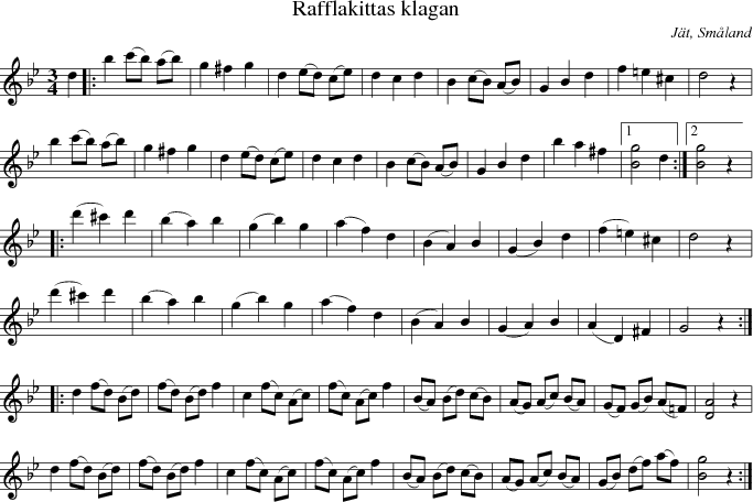  Rafflakittas klagan