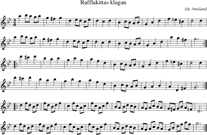  Rafflakittas klagan