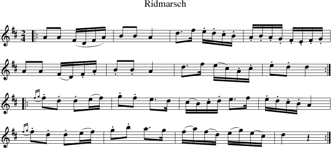  Ridmarsch 