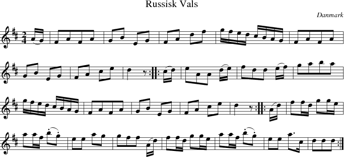  Russisk Vals