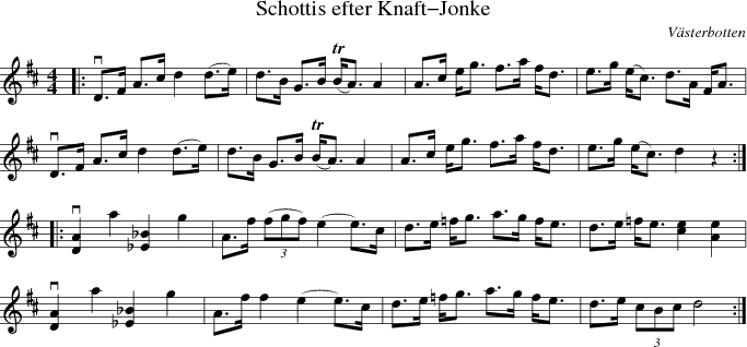  Schottis efter Knaft-Jonke