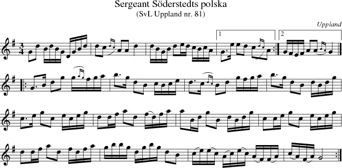  Sergeant Sderstedts polska