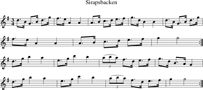  Sirapsbacken