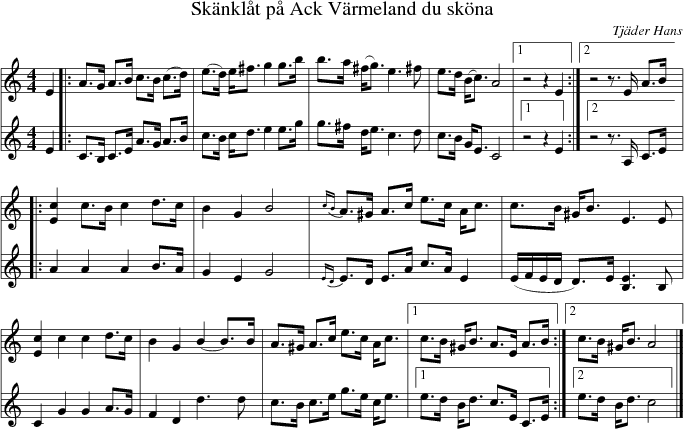  Sknklt p Ack Vrmeland du skna