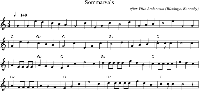  Sommarvals