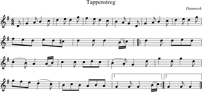  Tappenstreg