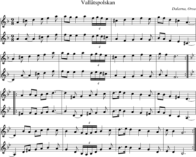  Vall�tspolskan