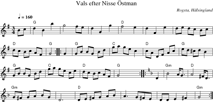  Vals efter Nisse stman