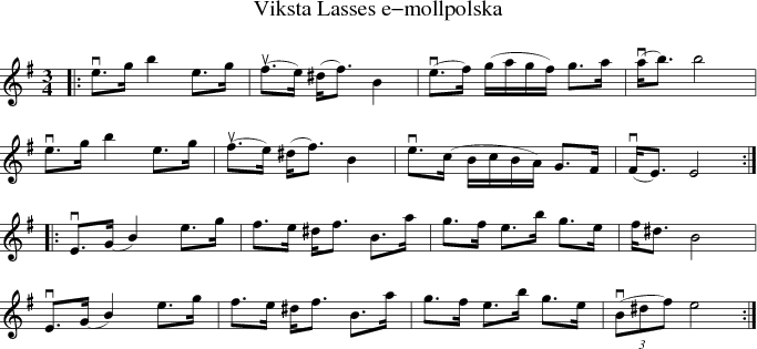  Viksta Lasses e-mollpolska